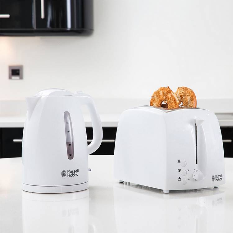 Russell Hobbs Textures white kettle 1.7 litre, UK version