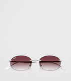 Ray-Ban RB3767 metal oval sunglasses, UK version
