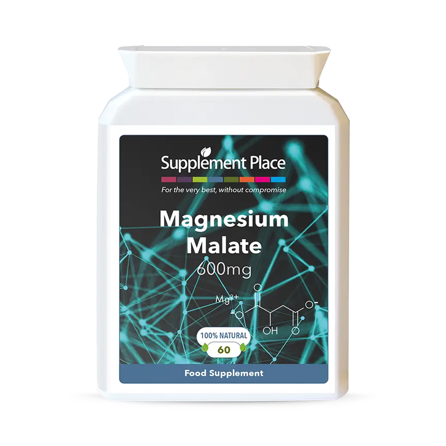 Supplement Place Magnesium Malate 560mg 60 capsules - British product