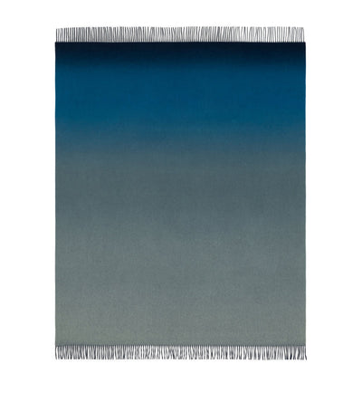 Harrods Begg x Co Cashmere Nuance Ombré Throw Blanket 147cm x 183cm- Buy online at McGrocer