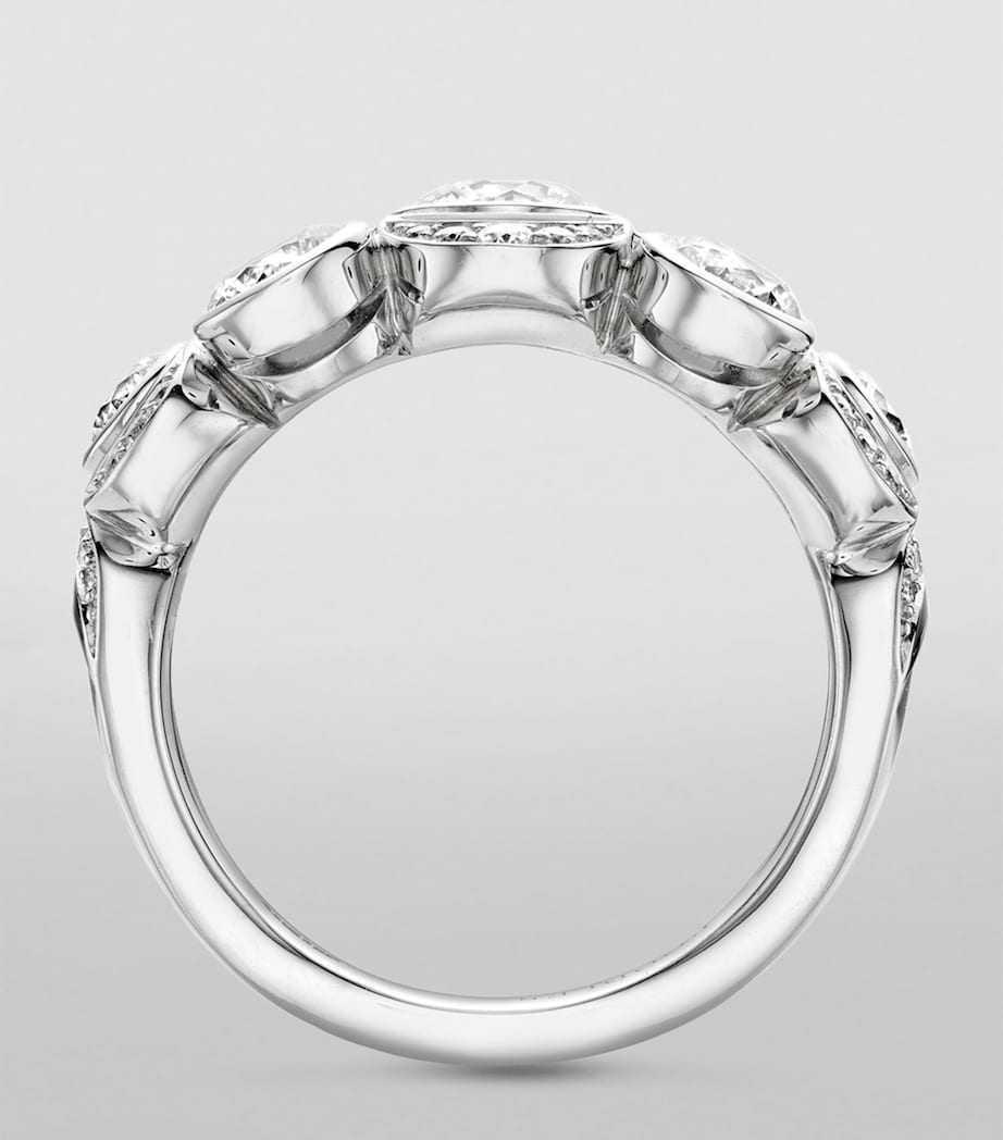 Boodles Over the Moon platinum diamond ring, imported from the UK