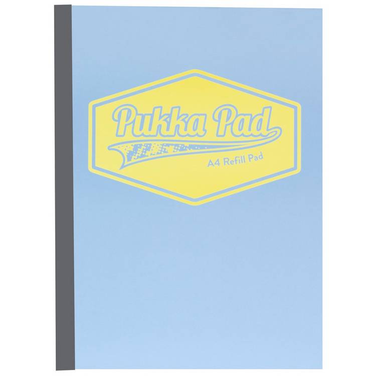 Pukka pastel A4 refill pad 400 page 3 pack - British product