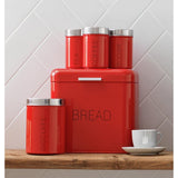 Argos Home kitchen storage set poppy red 5 piece (British brand)