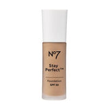 No7 Stay Perfect Foundation SPF30 30ml GOODS Boots honey 470W  