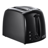 Russell Hobbs Textures 2 Slice Black Toaster, imported from the UK
