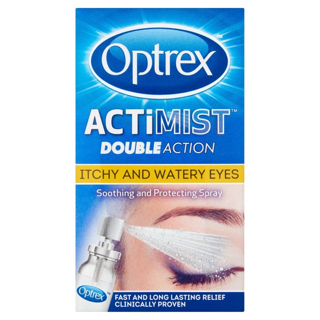 Optrex ActiMist Double Action Spray Itchy Eyes   10ml GOODS M&S   