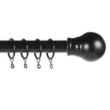 Argos Home black extendable curtain pole 110-300cm - British product