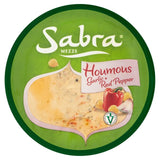 Sabra Garlic & Red Pepper Houmous   200g GOODS M&S   