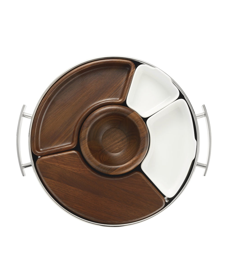 Christofle Stainless Steel MOOD Coffee Tray 32cm - British product