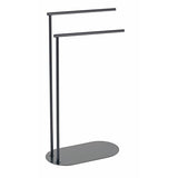 Habitat freestanding towel rail in matt black (British brand)