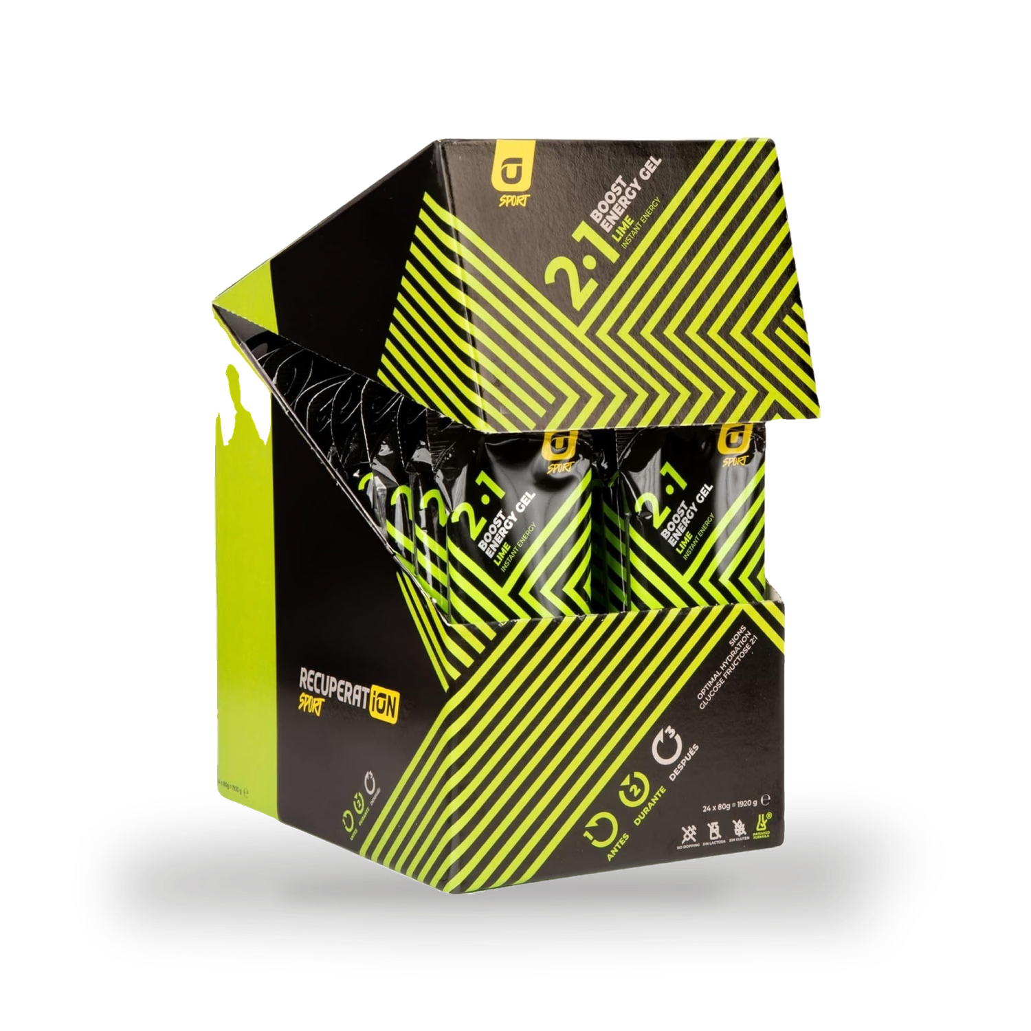 Recuperation Energy Gel Lime UK version