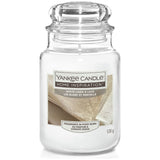 Yankee Candle White Linen Lace large candle, imported from the UK