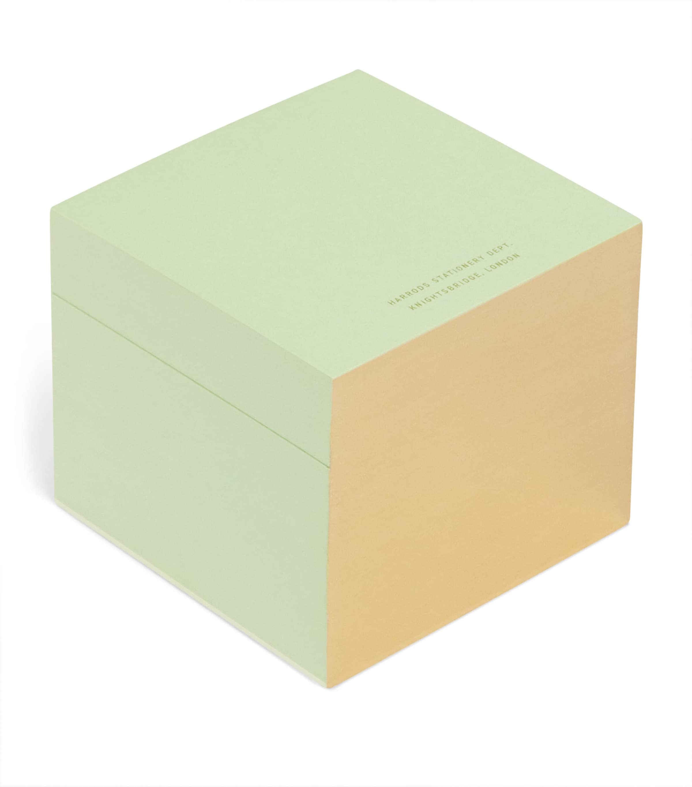 Harrods gold-tone memo block, UK version