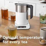 Bosch Styline white variable temperature kettle 1.5L (British brand)