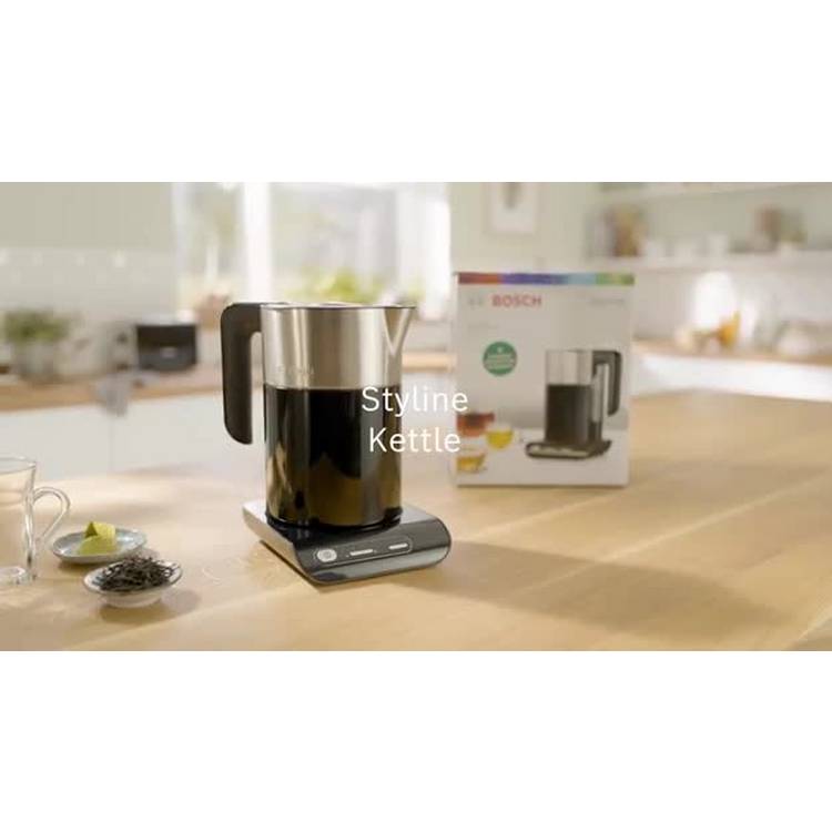 Bosch Styline white variable temperature kettle 1.5L (British brand)