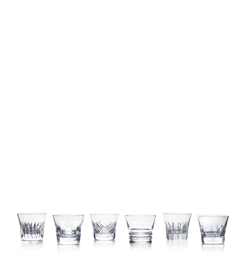 Baccarat set of six crystal tumblers 200ml - British product