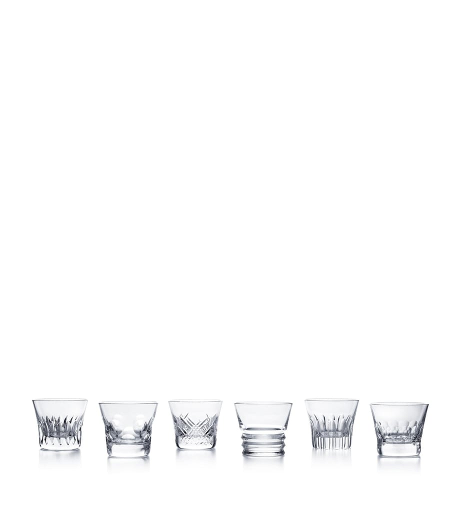 Baccarat set of six crystal tumblers 200ml - British product