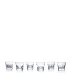 Baccarat set of six crystal tumblers 200ml - British product