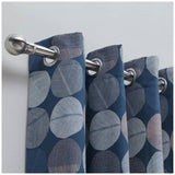 Habitat Skandi Spot eyelet curtains 117x137cm, imported from the UK
