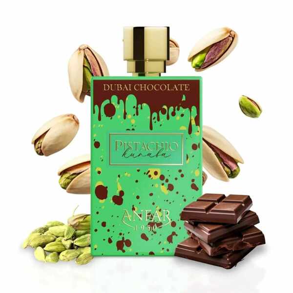 Anfar 1950 Pistachio Kunafa extrait 80ml, imported from the UK