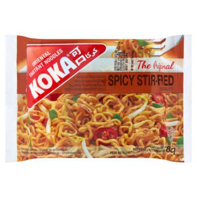 Koka instant noodles spicy stir-fried 85g - British product