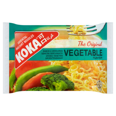 Koka instant noodles vegetable flavour oriental 85g (British brand)