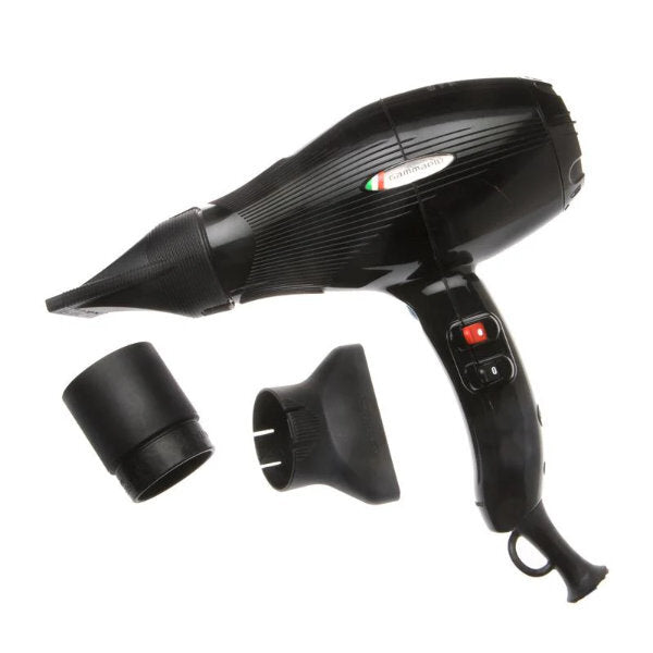 Gamma+ E.T.C. Light hairdryer Black, imported from the UK
