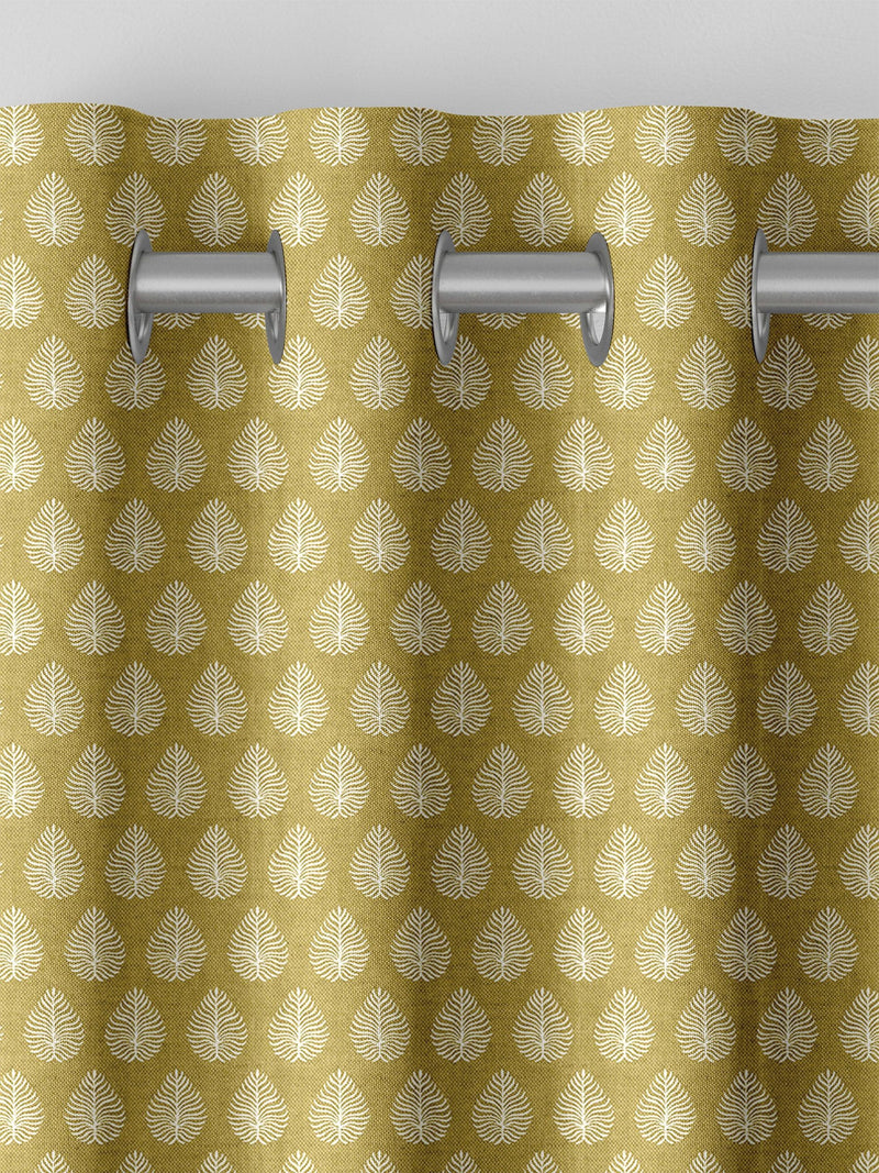 Emily Bond Pollen Yellow Jaipur curtains, made to measure (British brand)