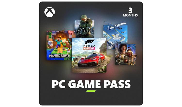 Xbox PC Game Pass 3 Month Digital Download GOODS Argos