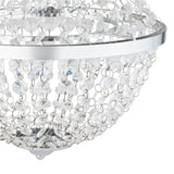 Argos Home chandelier pendant shade chrome 44cm - British product