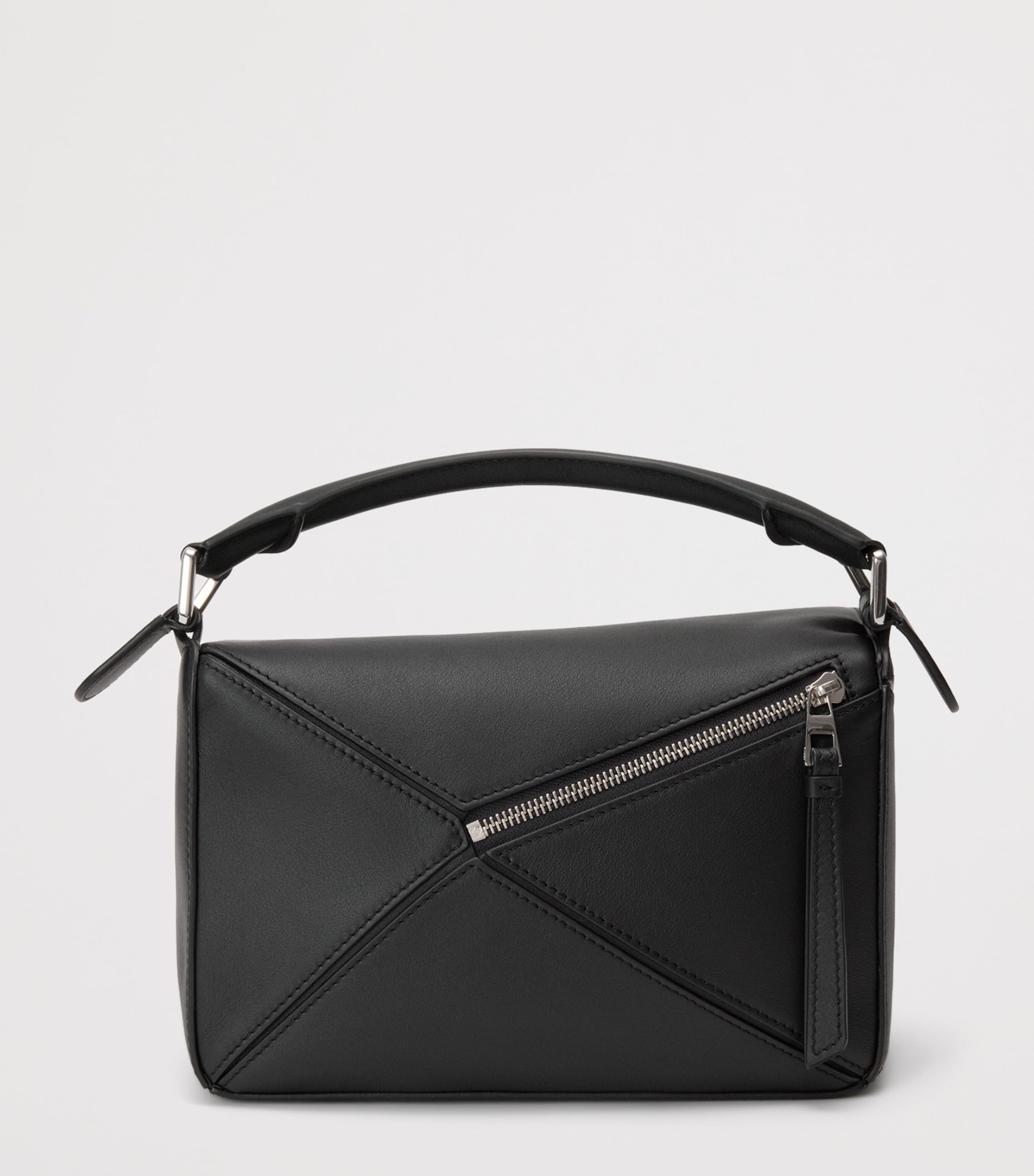 LOEWE small leather puzzle fringed top-handle bag - British product