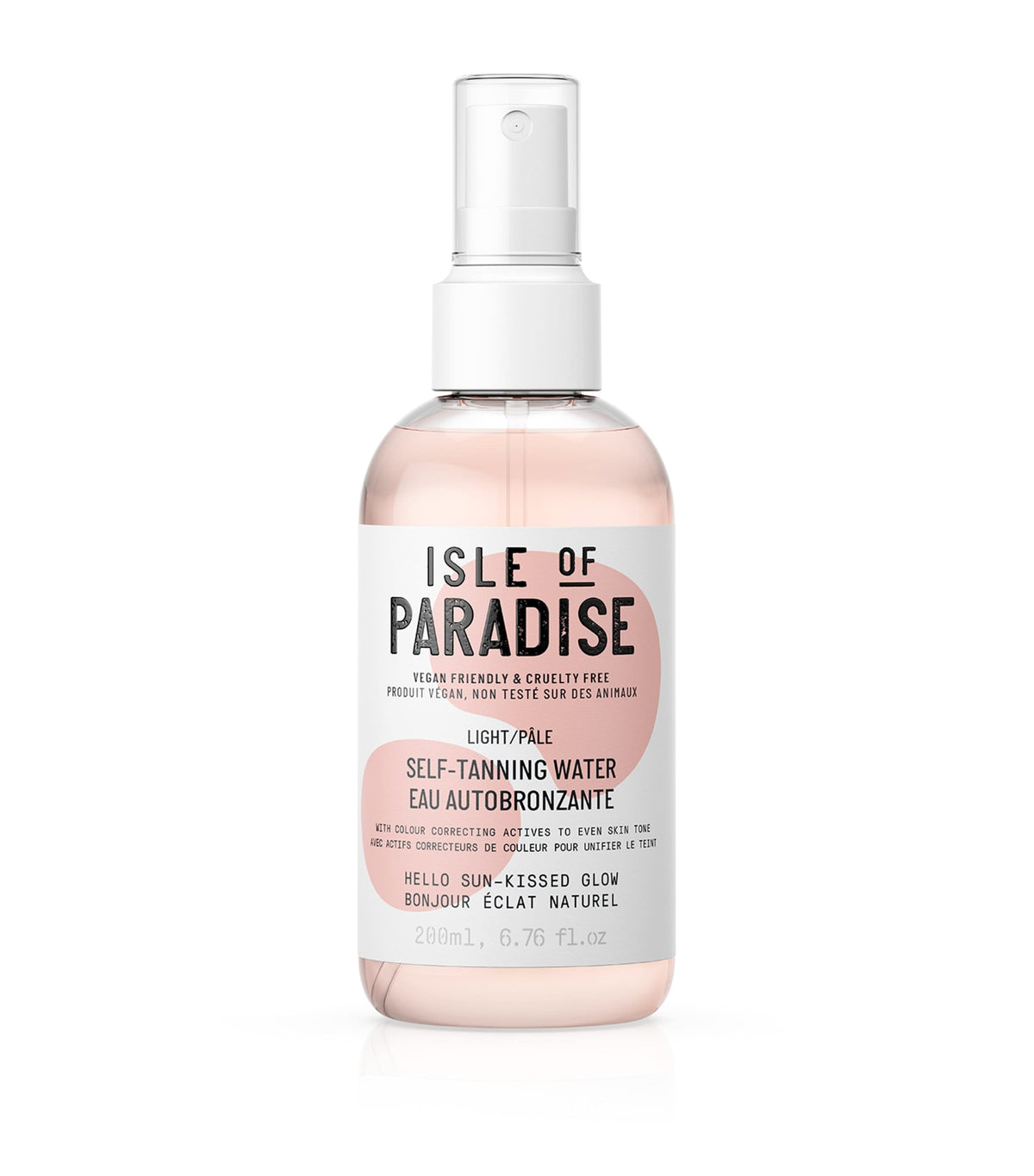 Isle of Paradise Self-Tanning Water Light 200ml, UK version