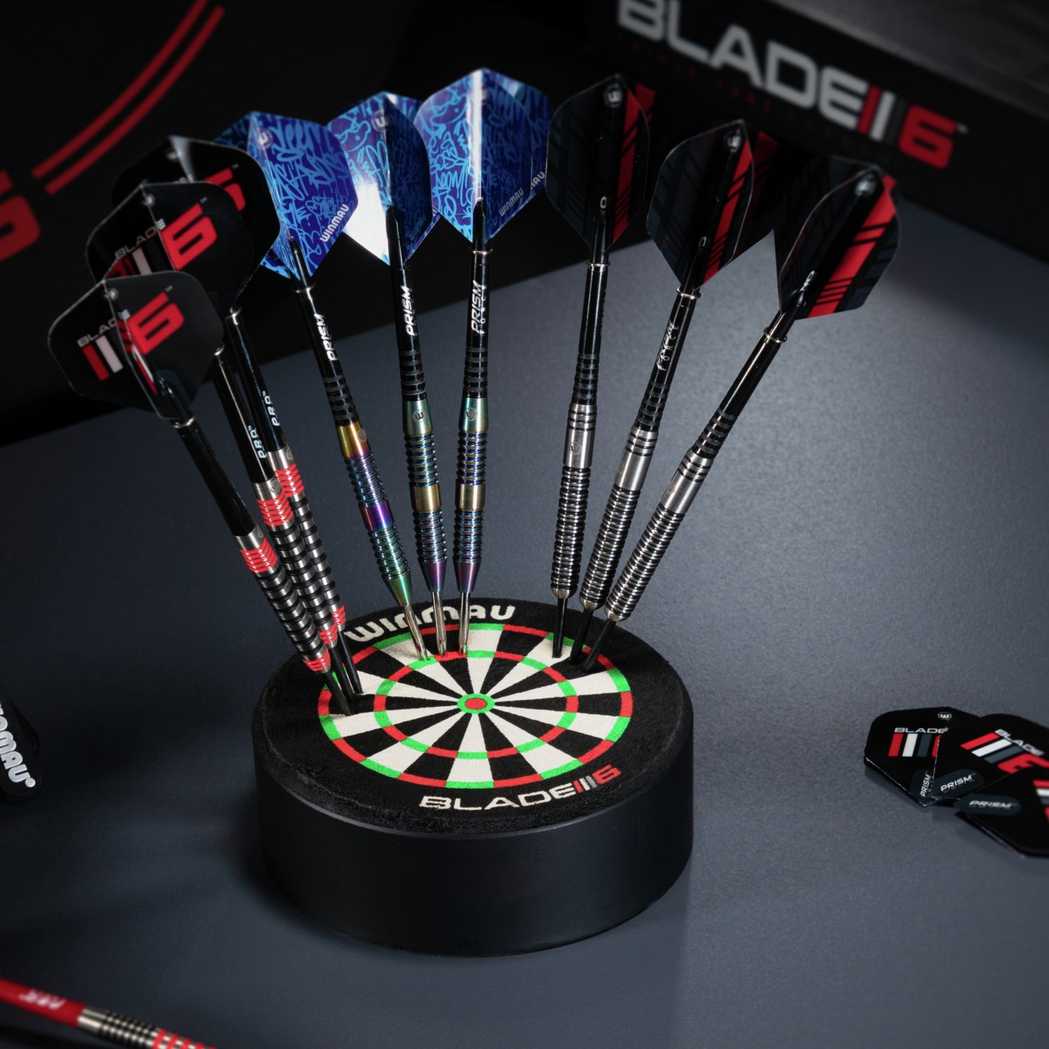 Winmau Tuscan 24g Urban Grip darts set, imported from the UK