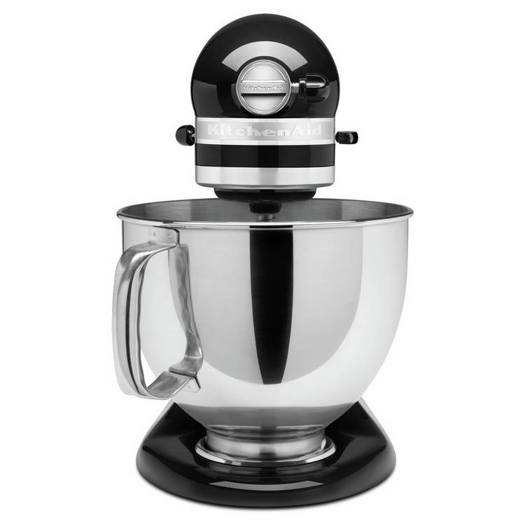 KitchenAid Artisan stand mixer black, imported from the UK