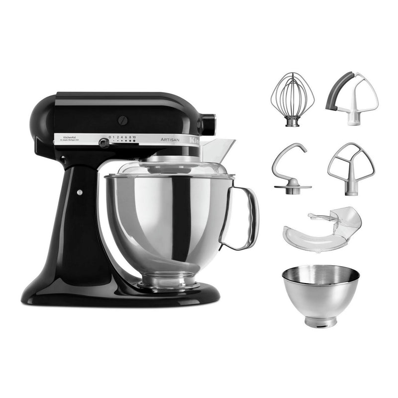 KitchenAid Artisan stand mixer black, imported from the UK