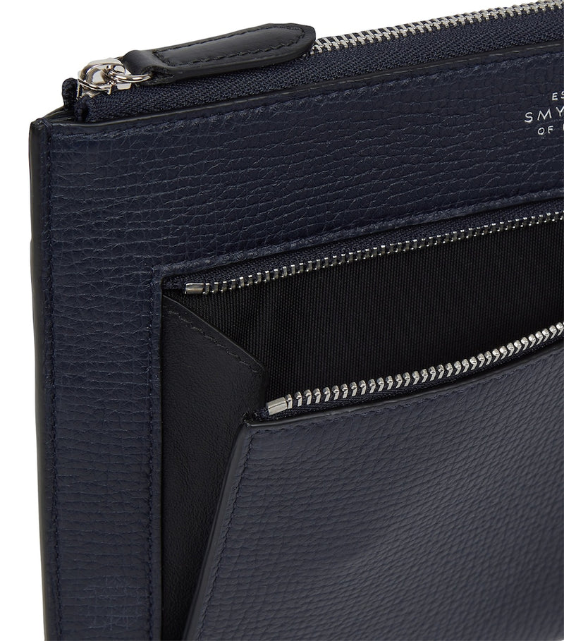 Smythson leather organiser pouch (British brand)