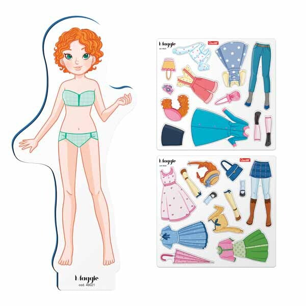 Quercetti Magnetic Fashion Maggie dress-up toy - British product