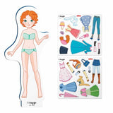 Quercetti Magnetic Fashion Maggie dress-up toy - British product