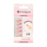 Invogue Raspberry Ripple Almond Nails - Pack of 24 GOODS Superdrug   