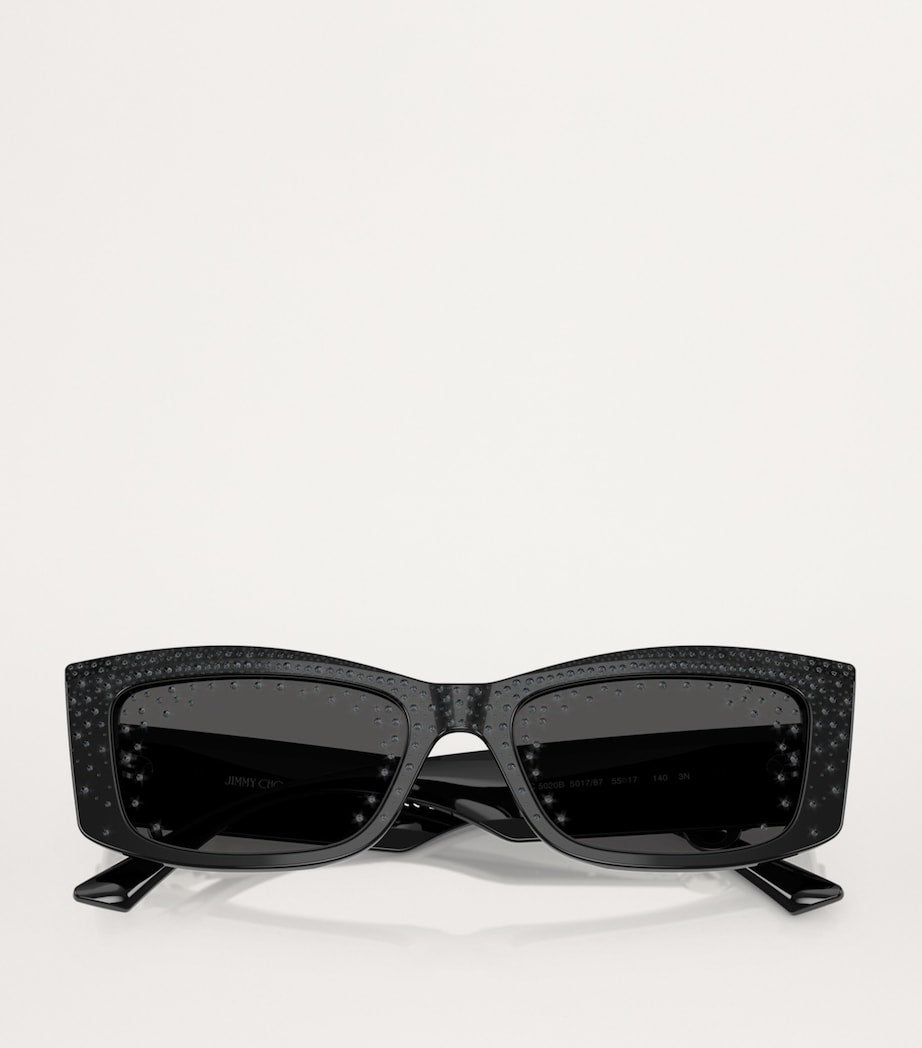 Jimmy Choo acetate rectangular sunglasses (British brand)