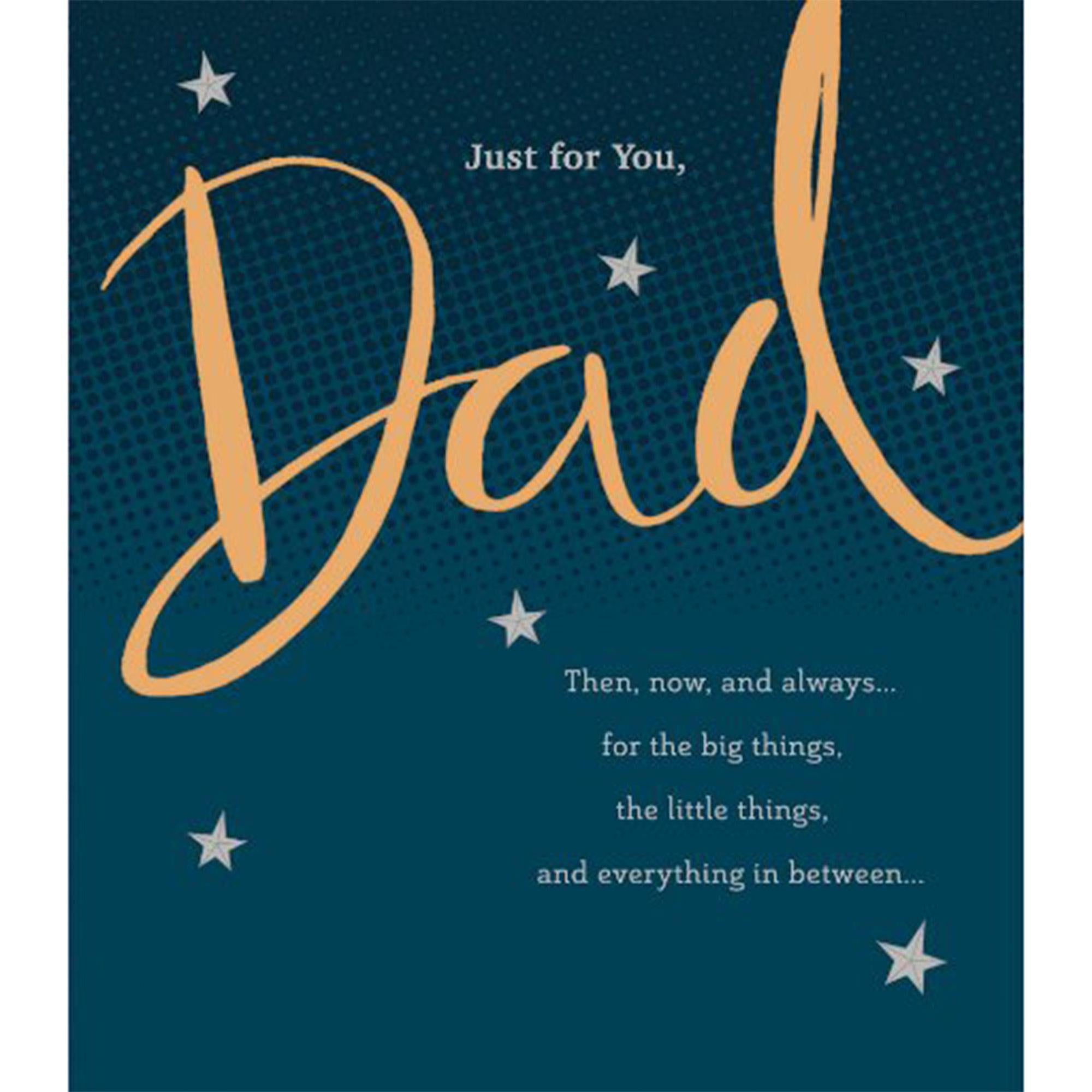 Carlton Happy Birthday Dad Card Just For You Gold Greeting Card GOODS Sainsburys   