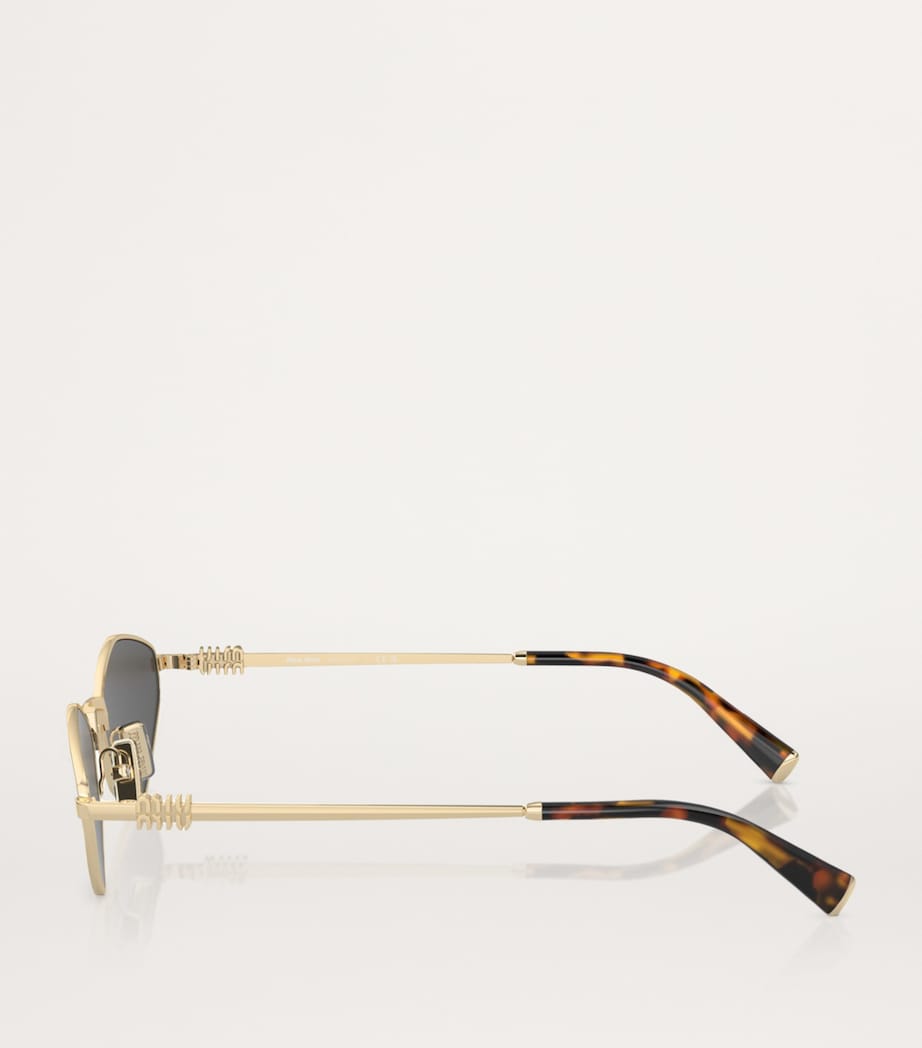 Miu Miu sunglasses MU 56ZS gold shine grey (British brand)
