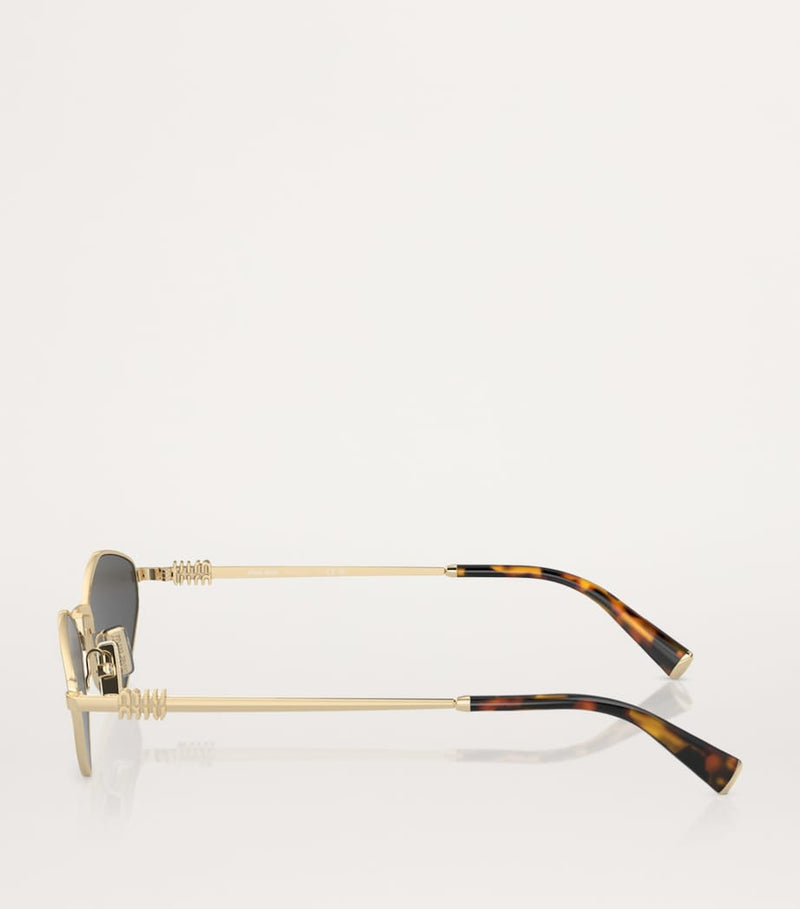Miu Miu sunglasses MU 56ZS gold shine grey (British brand)