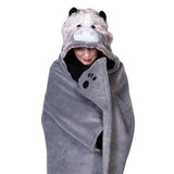 Cozy Noxxiez cat hooded blanket super soft fleece 130x100cm (British brand)