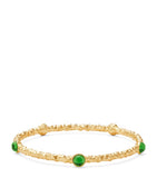Halcyon Days gold-plated cabochon bangle - British product