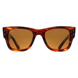 Ray-Ban Mega Wayfarer brown striped Havana sunglasses, imported from the UK