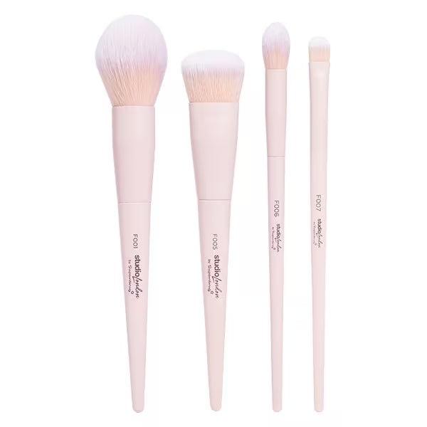 Studio London 4 Piece Base Set Makeup Brushes (British brand)
