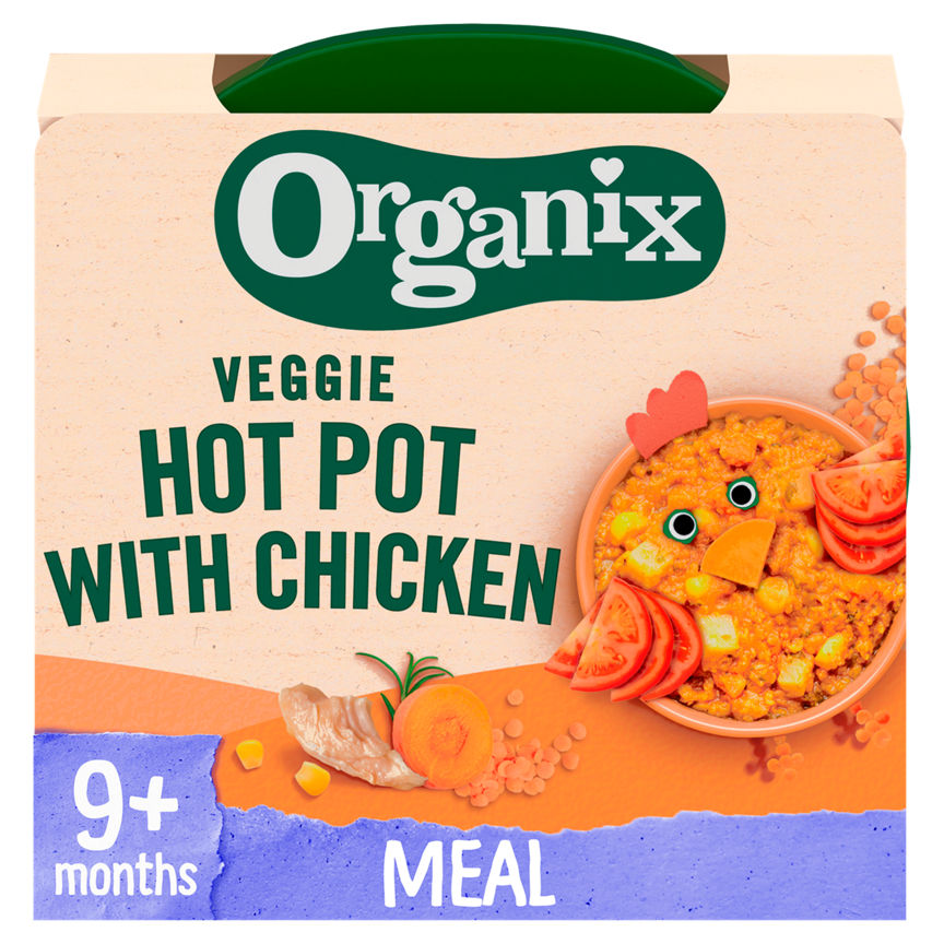 Organix Hearty Sweet Potato & Lentils with Chicken Organic Baby Food