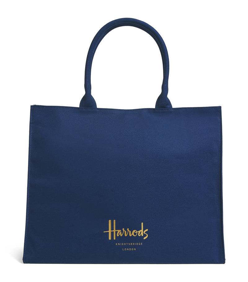 Harrods Large Cotton Logo Tote Bag, UK version
