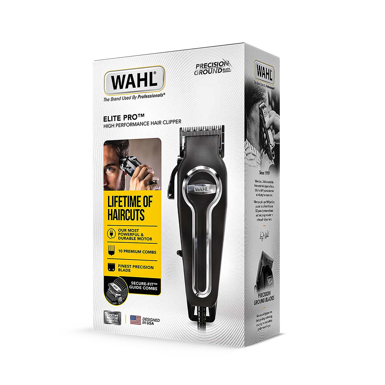 Wahl Elite Pro corded clipper kit with accessories - British product